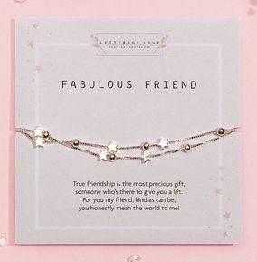 To A Fabulous Friend Bracelet