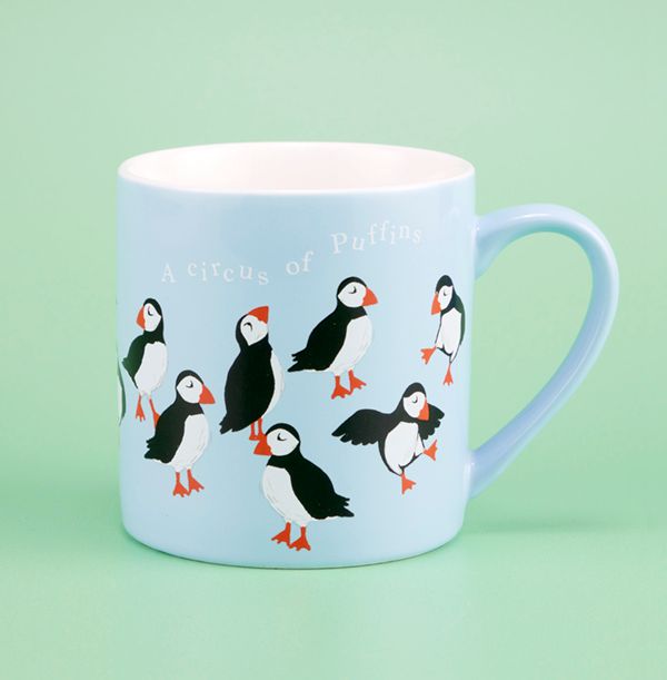 RSPB Puffins Mug