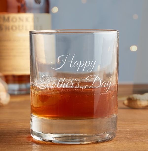Personalised Fatherâ€™s Day Whisky Glass