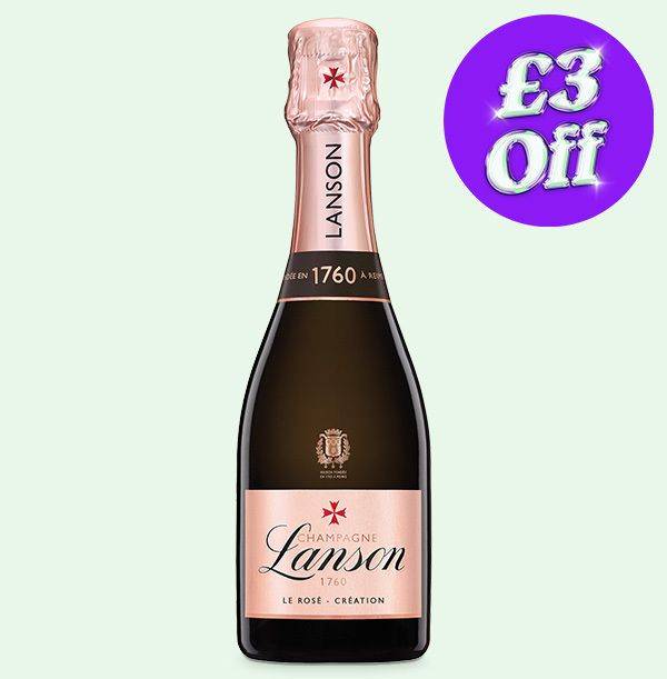 Lanson Ros' Champagne Half Bottle