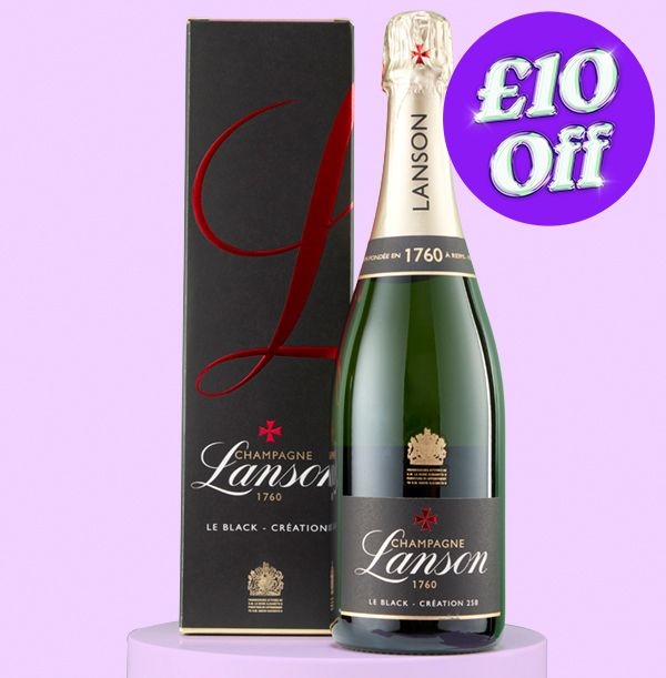 Lanson Le Black Label Champagne and Gift Box WAS 39.99 NOW 34.99