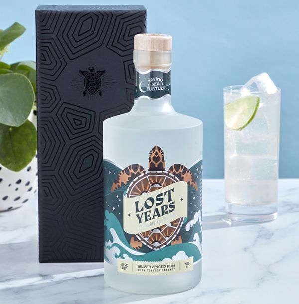 Lost Years Silver Spiced Rum with Toasted Coconut