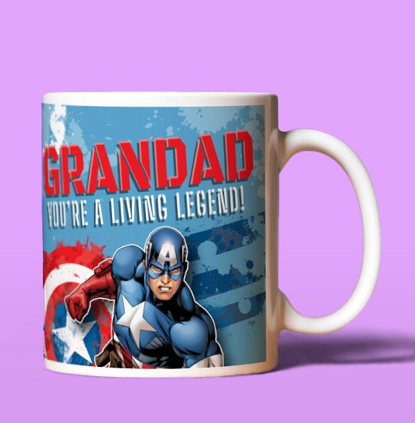 Captain America Grandad Mug