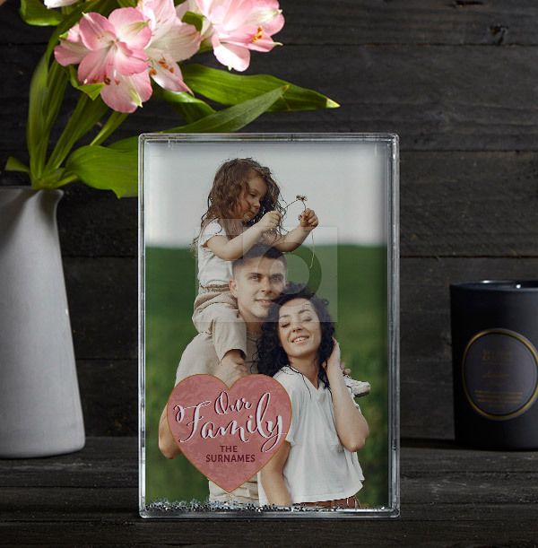 Our Family Photo Block - Portrait