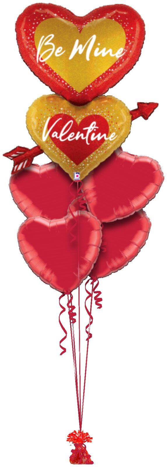 Be Mine Hearts and Arrow