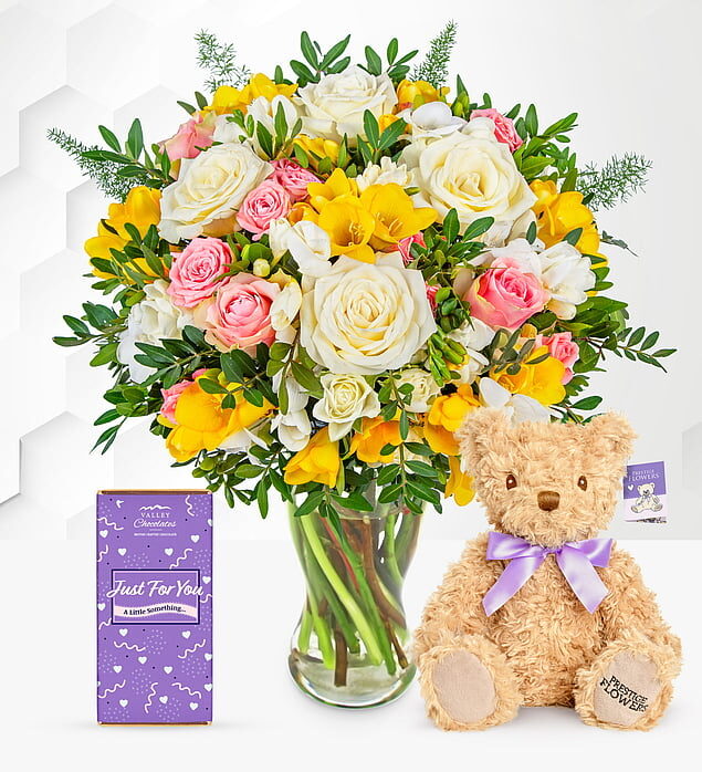 Rose and Freesia Just For You Gift (Standard)