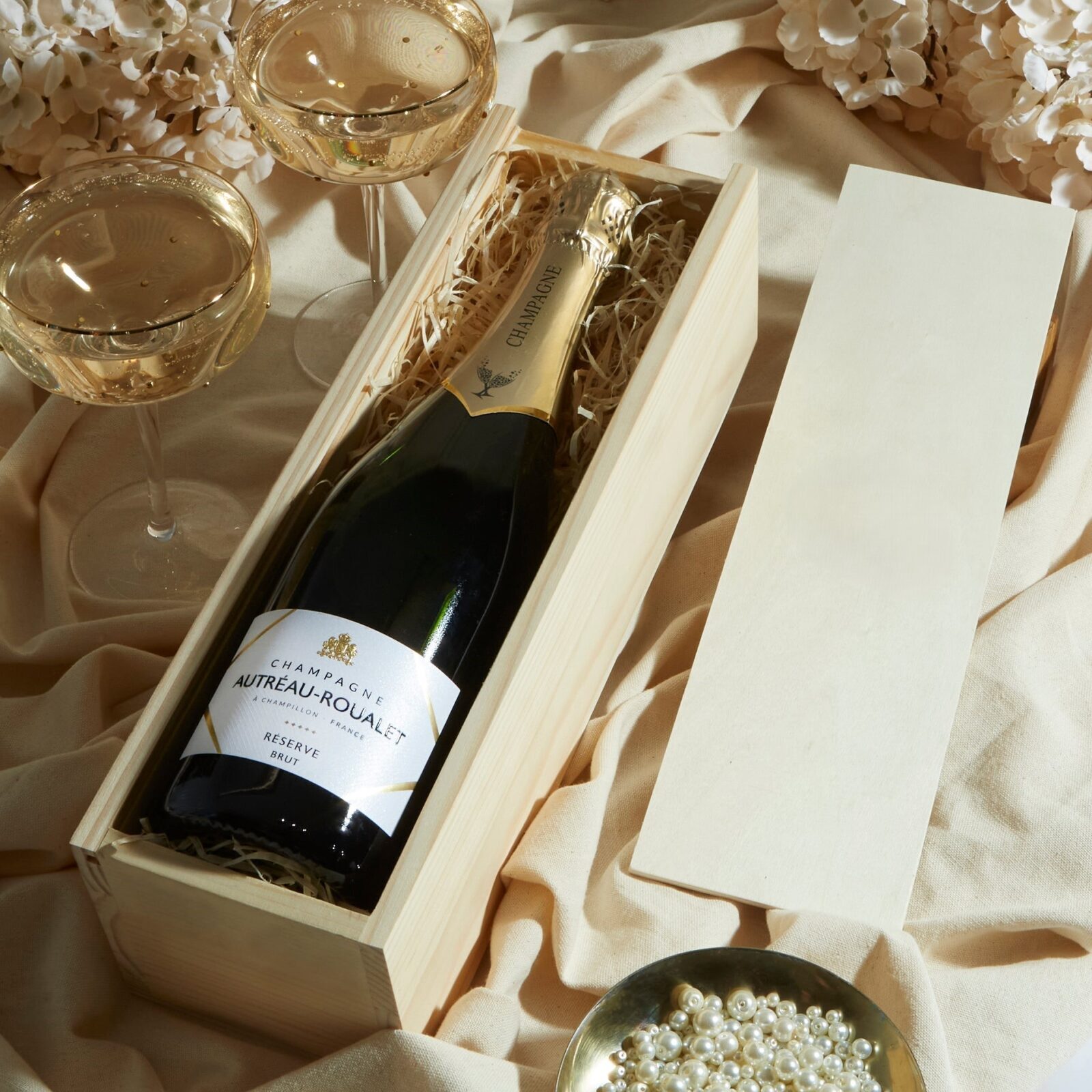 The Luxury Champagne Wooden Gift Box