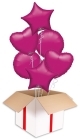 Red Party Bouquets (2x Bunch of 6 Balloons (12 Balloons))