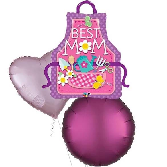 Best Mum Supershape Balloon (3 Balloons Gift Boxed)