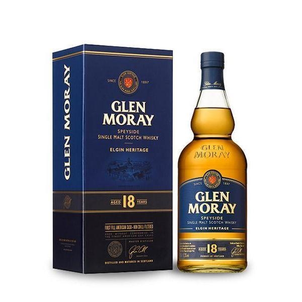 Glen Moray Heritage 18 Year Old - First Fill American Cask - Single Malt Scotch Whisky