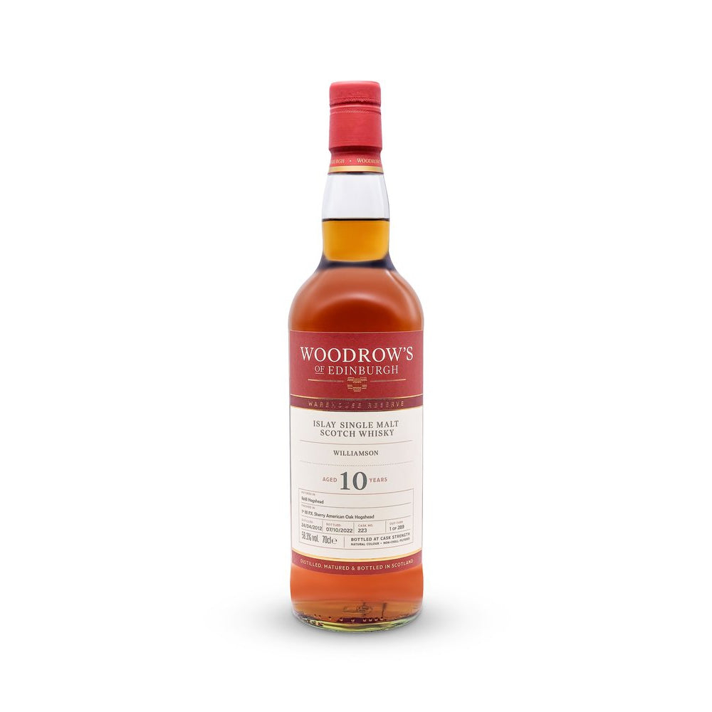 Woodrow's of Edinburgh Williamson 10 Year Old - Single Malt Scotch Whisky