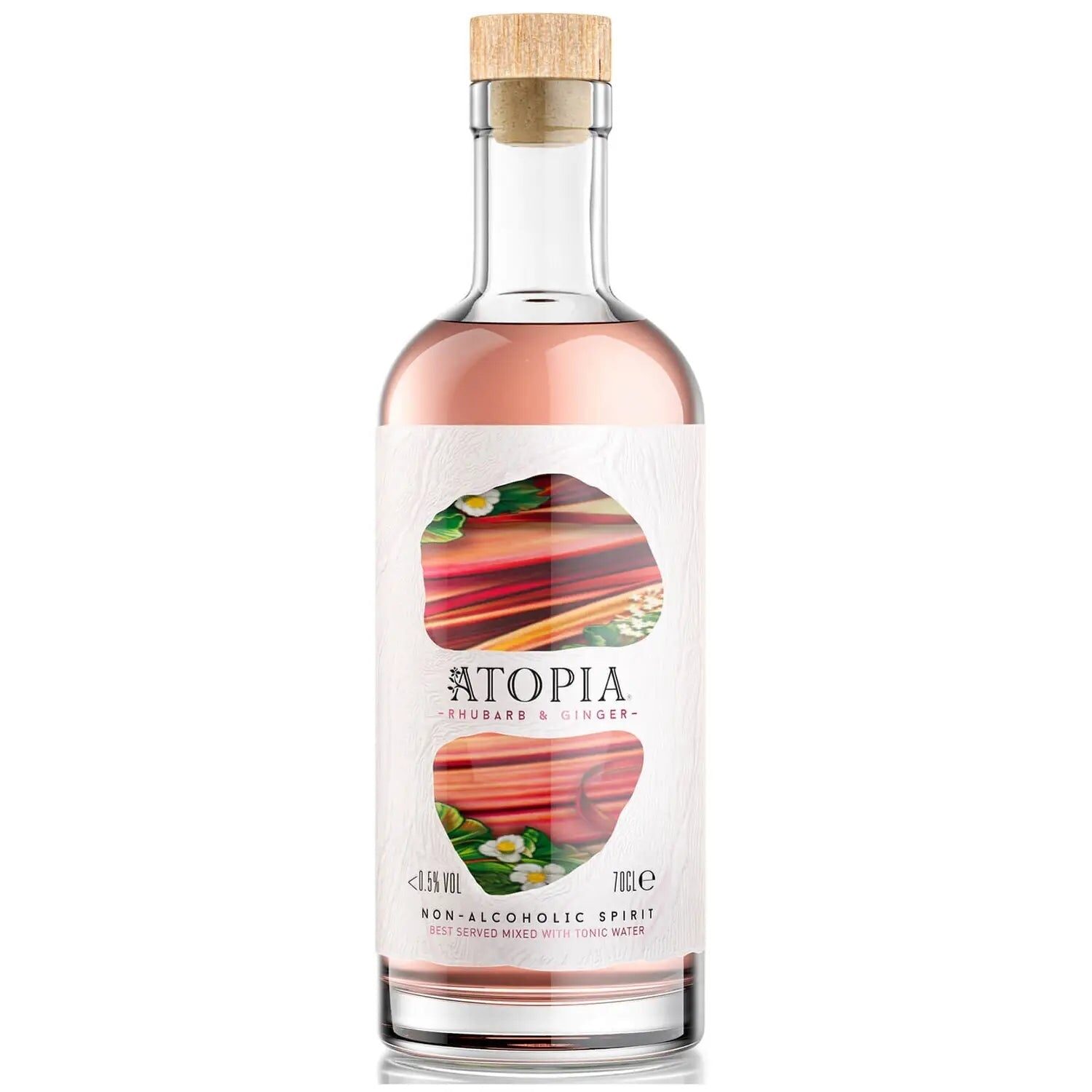 Atopia Rhubarb & Ginger Ultra-Low Alcohol Spirit 0.5%