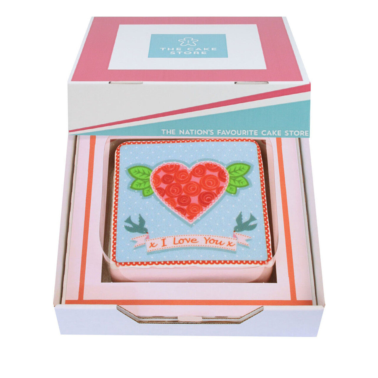 Love Birds Gift Cake