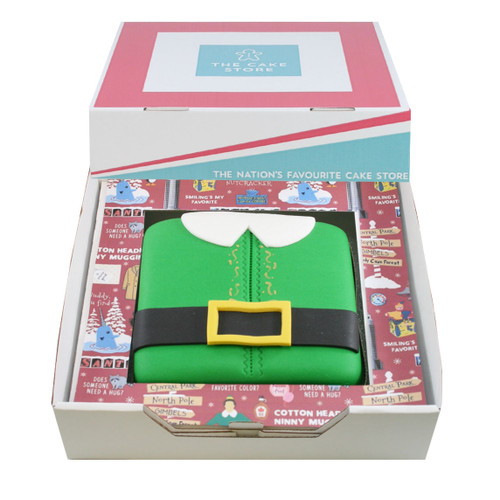 Elf Gift Cake