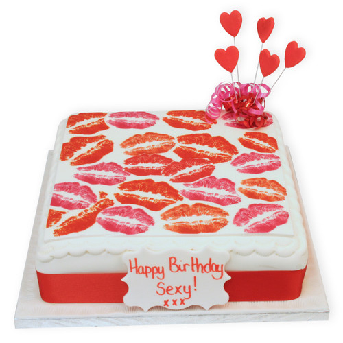 Love and Kisses Cake (8 inch Serves 20)