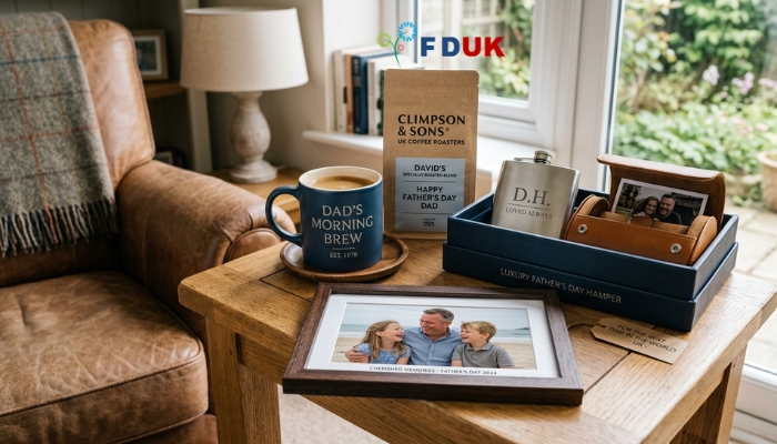 Thoughtful personalized gifts for dad UK — coffee, luxury, and memory gifts