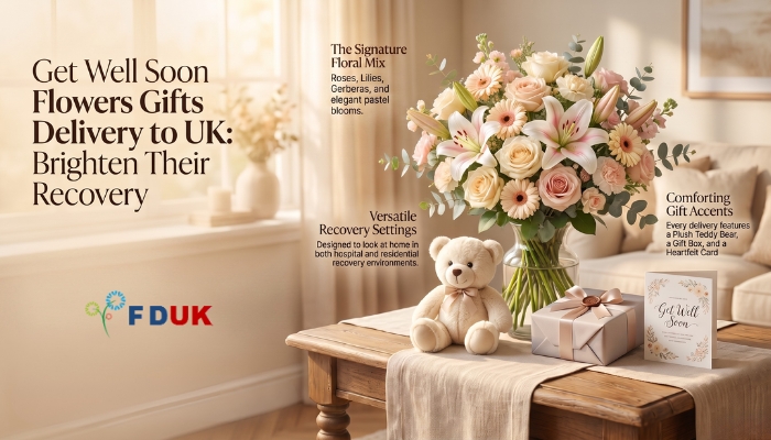 Get Well Soon Flowers Gifts Delivery to UK: Brighten Their Recovery
