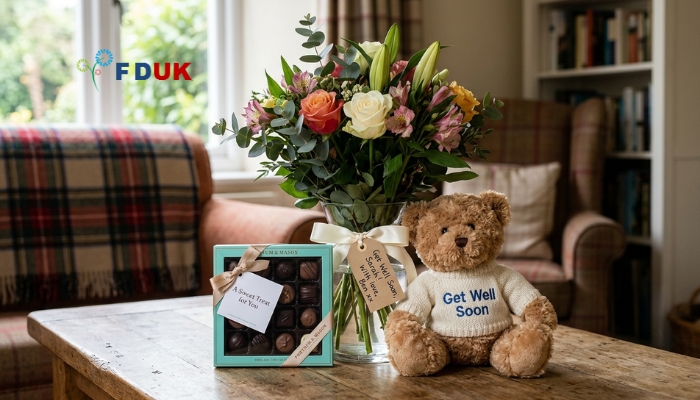 Get Well Soon Flowers Delivery UK – reliable next-day flower delivery service Relevance: Builds trust by showing the delivery experience