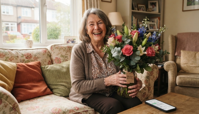 get well soon flowers UK happy customer review