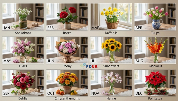  seasonal flower gift ideas month by month