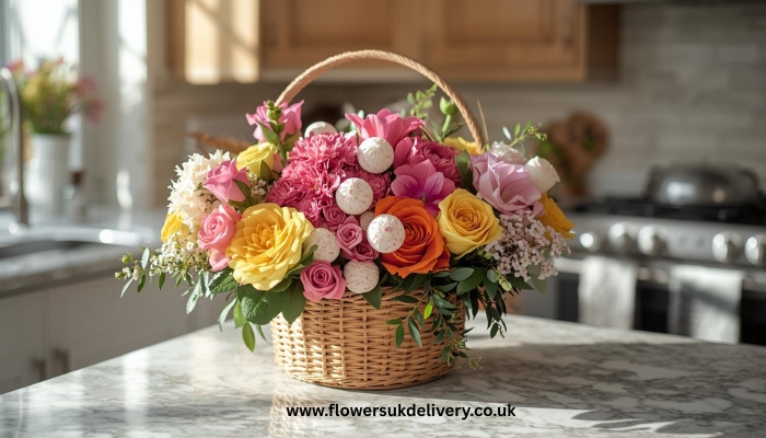 Mother’s Day flowers delivery with chocolates UK