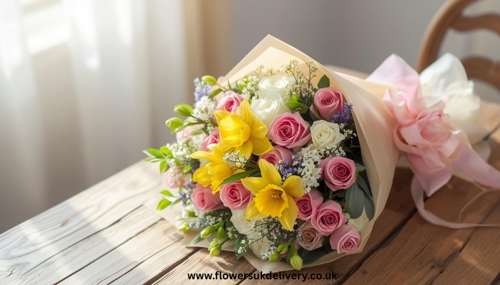Mother’s Day flowers delivery with chocolates UK