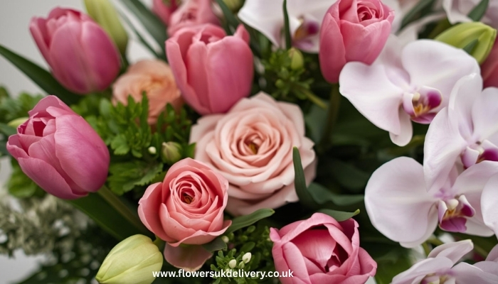 Alternative Valentine's Day flowers UK beyond red roses tulips orchids