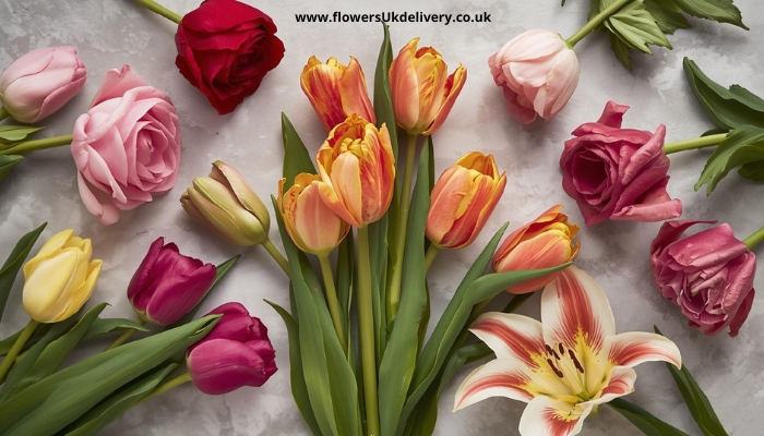 Best flowers for Valentine's Day UK roses tulips lilies comparison