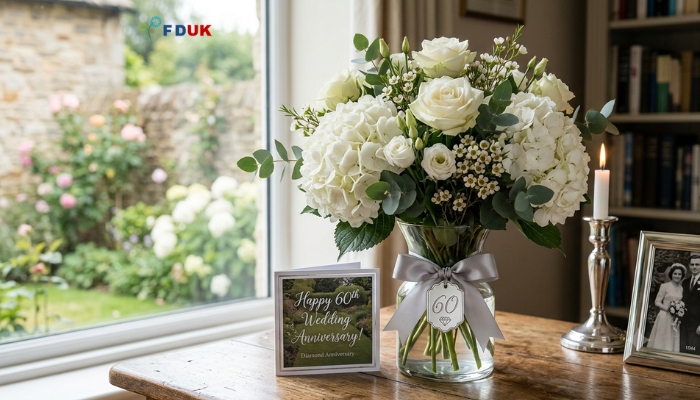 seasonal fresh anniversary flowers UK spring bouquet delivery