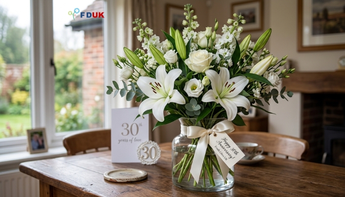 50th anniversary flowers delivery to UK yellow roses violets golden